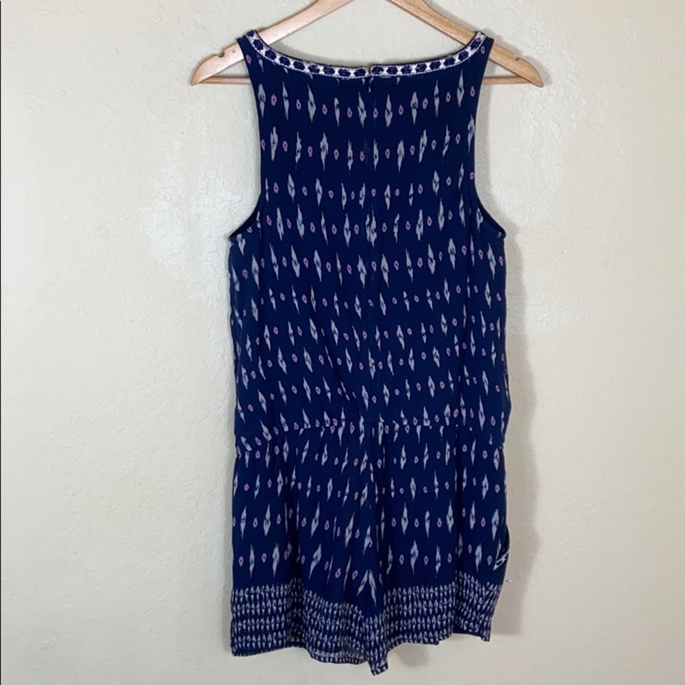 Euc Joie silk embroidered ikat boho romper S - Picture 7 of 9
